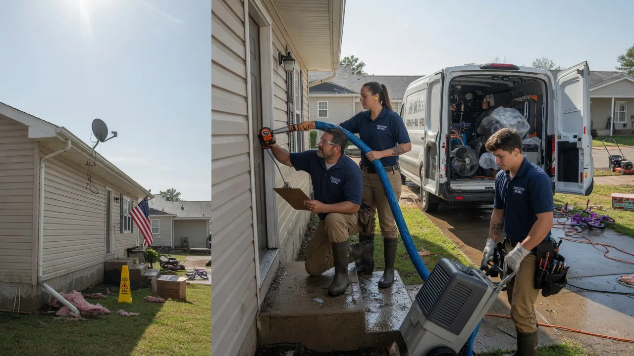 Ceiling Water Damage Restoration in Robertsdale, AL near me